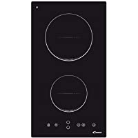 Los mejores  - Candy CDI30 Placa inducción 2 fuegos- 30cm ancho- 3500W- Táctil- Eléctrica- Temporizador- Negra
